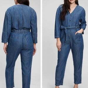 GAP Blue Denim Jumpsuit